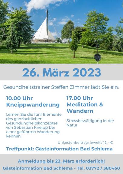 Kneippwandern März 2023