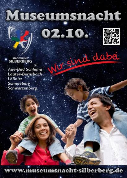 Museumsnacht Silberberg 2024 © Städtebund Silberberg msn plakat 2024 neutral rot